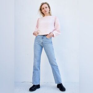 Agolde 70s High Rise Bootcut Flare Jeans Commune Light Wash Size 30